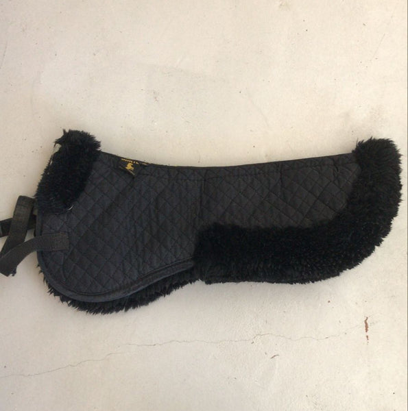 2nd Hand Sheepskin Half Pad/ Black/ Med