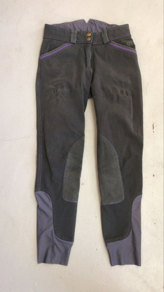 2nd Hand Ovation High Waist Breeches/ Grey/ Med
