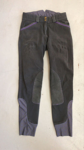 2nd Hand Ovation High Waist Breeches/ Grey/ Med