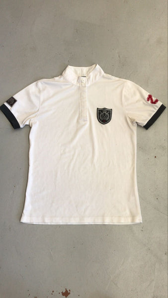 2nd Hand Horze Show Shirt/ White/ Med