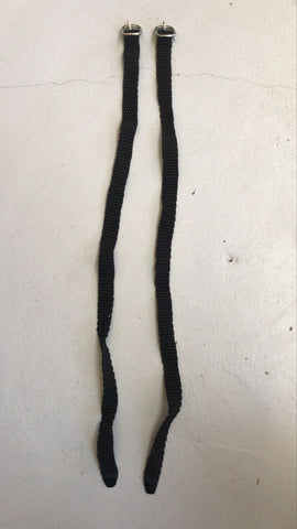 2nd Hand Webbing Spur Straps/ Black