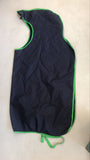 2nd Hand Waterproof Quarter Sheet/ Navy & Green/ 150cm