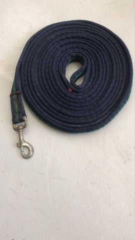 2nd Hand Lunge Line/ Navy & Green