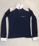 2nd Hand Pegasus Long Sleeve Show Shirt/Navy/ Small