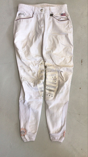2nd Hand EA Silicon Breeches/ White/ 26
