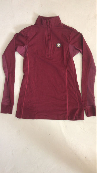 2nd Hand EA Long Sleeve Shirt/ Burgundy/ XS