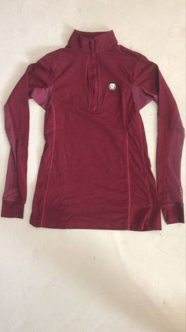2nd Hand EA Long Sleeve Shirt/ Burgundy/ XS