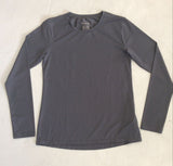 2nd Hand Long Sleeve Tech Shirt/ Grey/ 10 - 12yrs