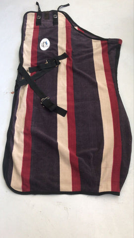 2nd Hand Blue Steel Fleece/ Navy, Beige, Marroon/ 125cm