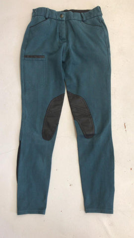 2nd Hand Fouganza Breeches/ Blue-Green/ 30