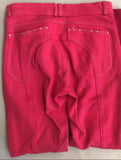 2nd Hand Equi-Theme Breeches/ Pink & Diamantes/ UK24 (SA30)