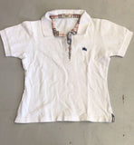 2nd Hand Burberry Polo Shirt/ White/ Med
