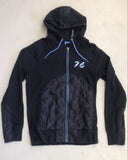 2nd Hand Fouganza Zip Up Hoodie/ Navy Blue/ Med