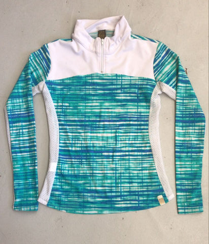 2nd Hand Edito Baselayer/ Green & Blue/ 9 - 10yrs