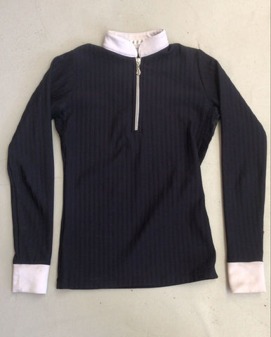 2nd Hand The Mounting Bloc Show Shirt/ Navy/ XXS