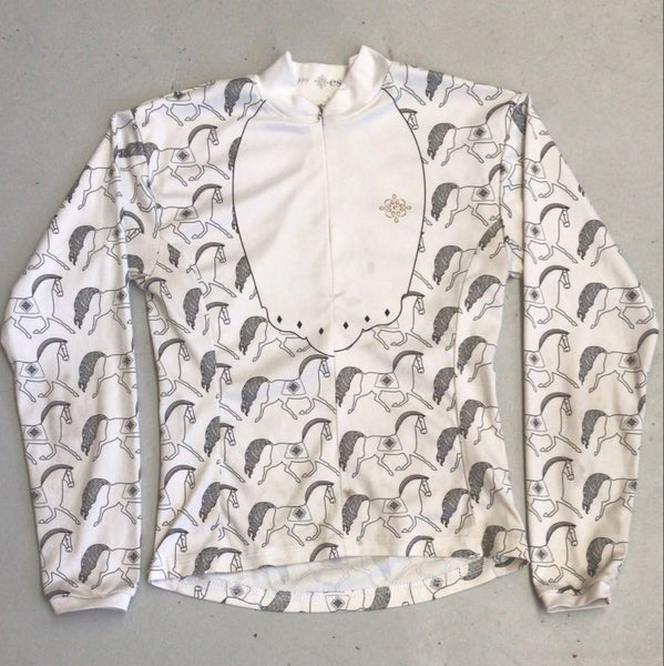 2nd Hand Espoir Baselayer/ Black & White/ 8yrs