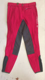 2nd Hand Pikeur Breeches/ Pink & Black/ 11 - 12yrs