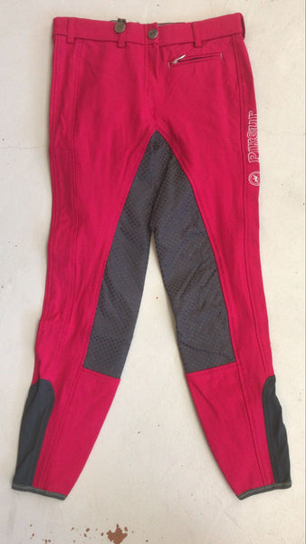 2nd Hand Pikeur Breeches/ Pink & Black/ 11 - 12yrs