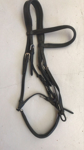 2nd Hand EA Drop Nose Bridle/ Black/ Full