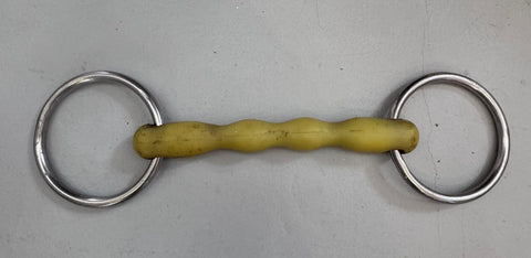 2nd Hand Happy Mouth Straight Bar Loose Ring Snaffle/ 5"
