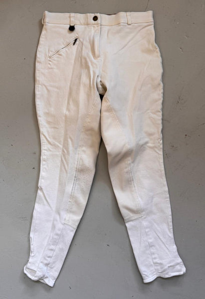 2nd Hand Unicorn Tack Breeches/ White/ 32