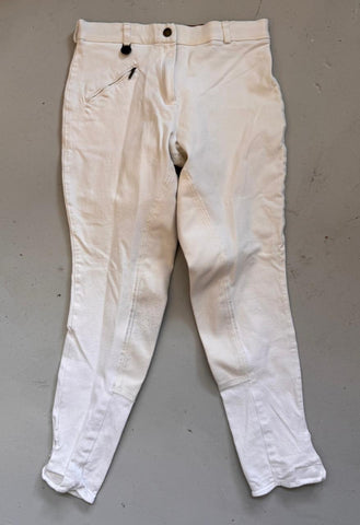 2nd Hand Unicorn Tack Breeches/ White/ 32