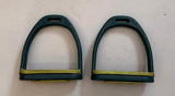 2nd Hand Compositi Stirrups/ Green/ 4.75