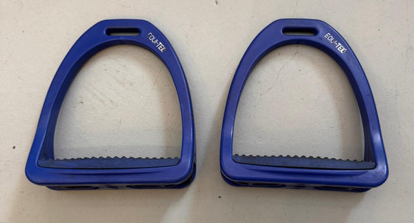 2nd Hand Equi-Tek Stirrups/ Blue