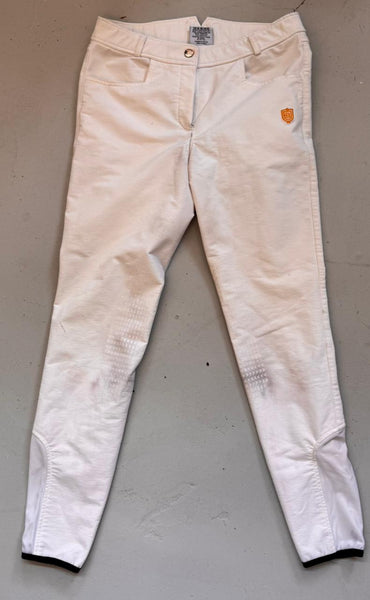 2nd Hand Bullet Equestrian Tights/ White/ 38