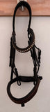 2nd Hand Africana Padded Bridle/ Black & Brown trim/ Full