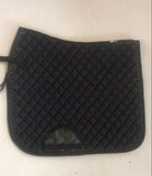 2nd Hand Dressage Saddlepad/ Black/ Full