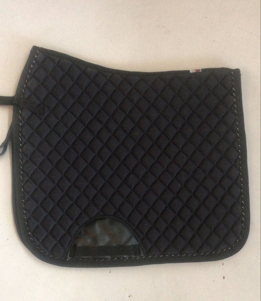 2nd Hand Dressage Saddlepad/ Black/ Full