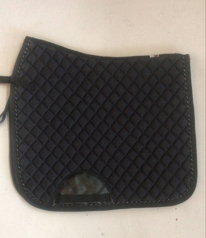 2nd Hand Dressage Saddlepad/ Black/ Full