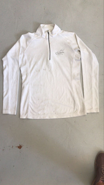 2nd Hand Equileisure Long Sleeve Show Shirt/ White/ Small