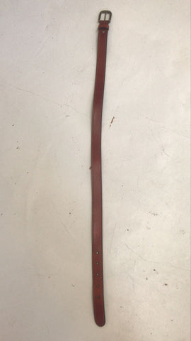 2nd Hand Brown Leather Belt/ 34