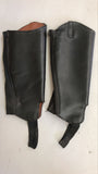 2nd Hand Leather Gaiters/ XL/ Black