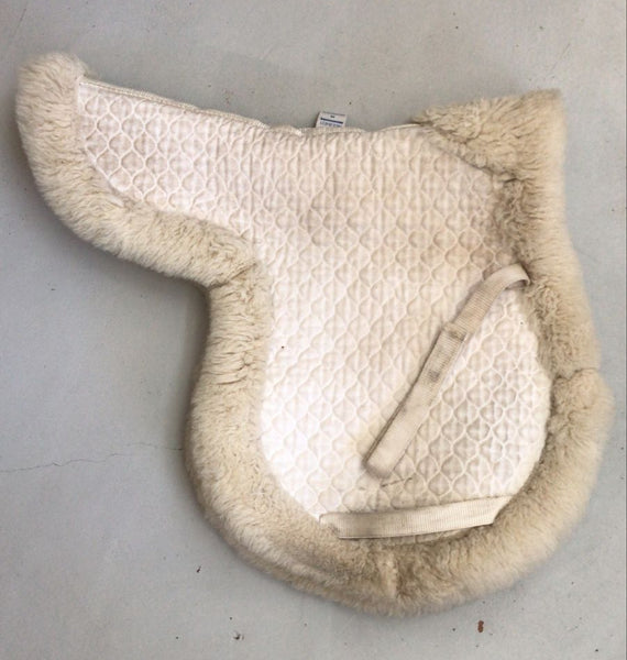 2nd Hand Sheepskin Numnah/ Natural/ Medium