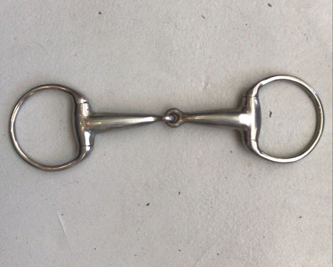 2nd Hand Single Joint Eggbutt Snaffle/ 5.5"