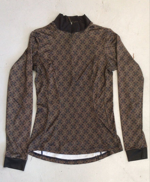 2nd Hand Espoir Baselayer/ Logo Print/ Brown/ XS
