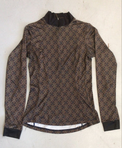 2nd Hand Espoir Baselayer/ Logo Print/ Brown/ XS