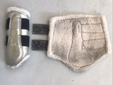 2nd Hand Harrys Horse Fluffy Brushing Boots/ Silver/ Cob