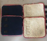 2nd Hand Trucking Boots set/ Navy & Red Trim