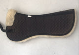 2nd Hand Sheepskin Half Pad/ Black/ Full