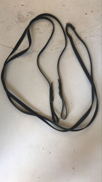 2nd Hand Running Reins/ Black/ Full