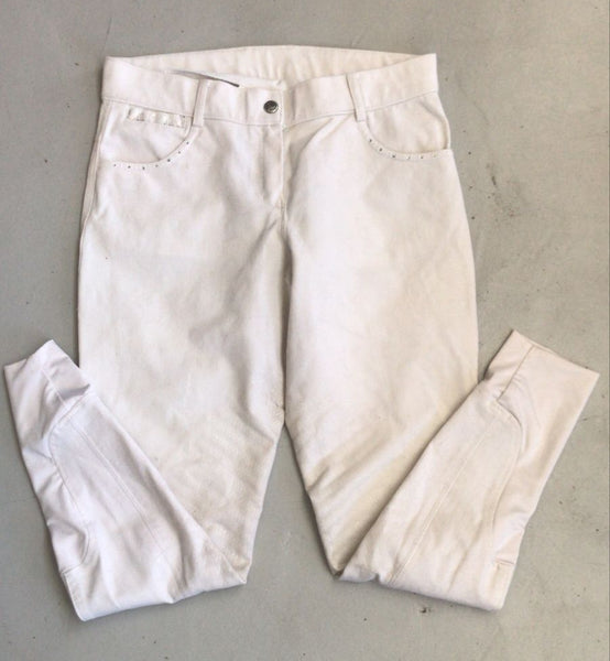 2nd Hand Harrys Horse Breeches/ White/ SA36