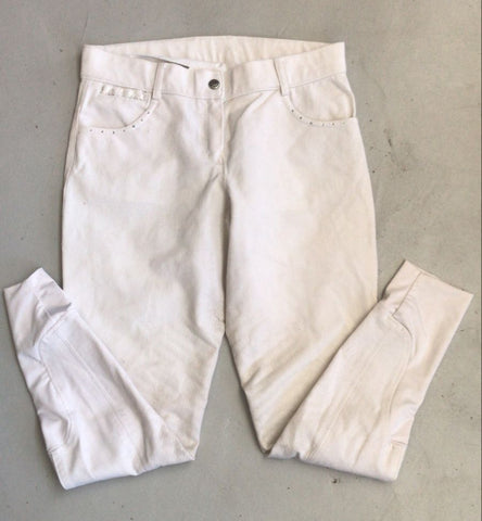 2nd Hand Harrys Horse Breeches/ White/ SA36