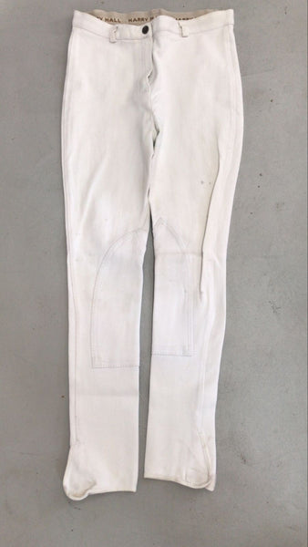 2nd Hand Harry Hall Cotton Breeches/ White/ SA34