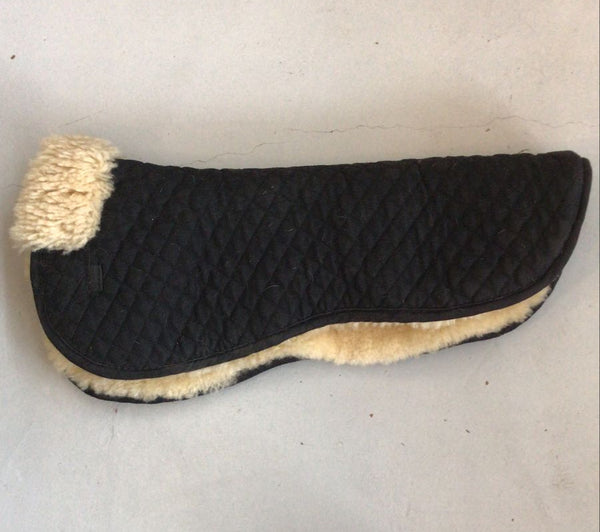 2nd Hand Bartl Sheepskin Halfpad/ Black & Nat/ Pony