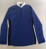 2nd Hand Long Sleeve Show Shirt/ Royal Blue/ 11 - 12yrs