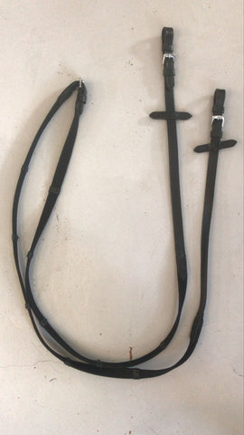2nd Hand Webbed Reins/ Black/ Full